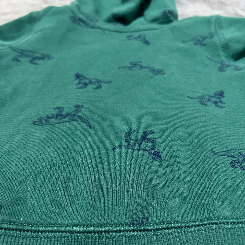 Carter's Green Zip-Up Hoodie Sweatshirt